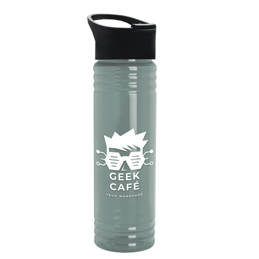 Slim Fit RPET Bottle with Pop-Up Lid - 24 oz.