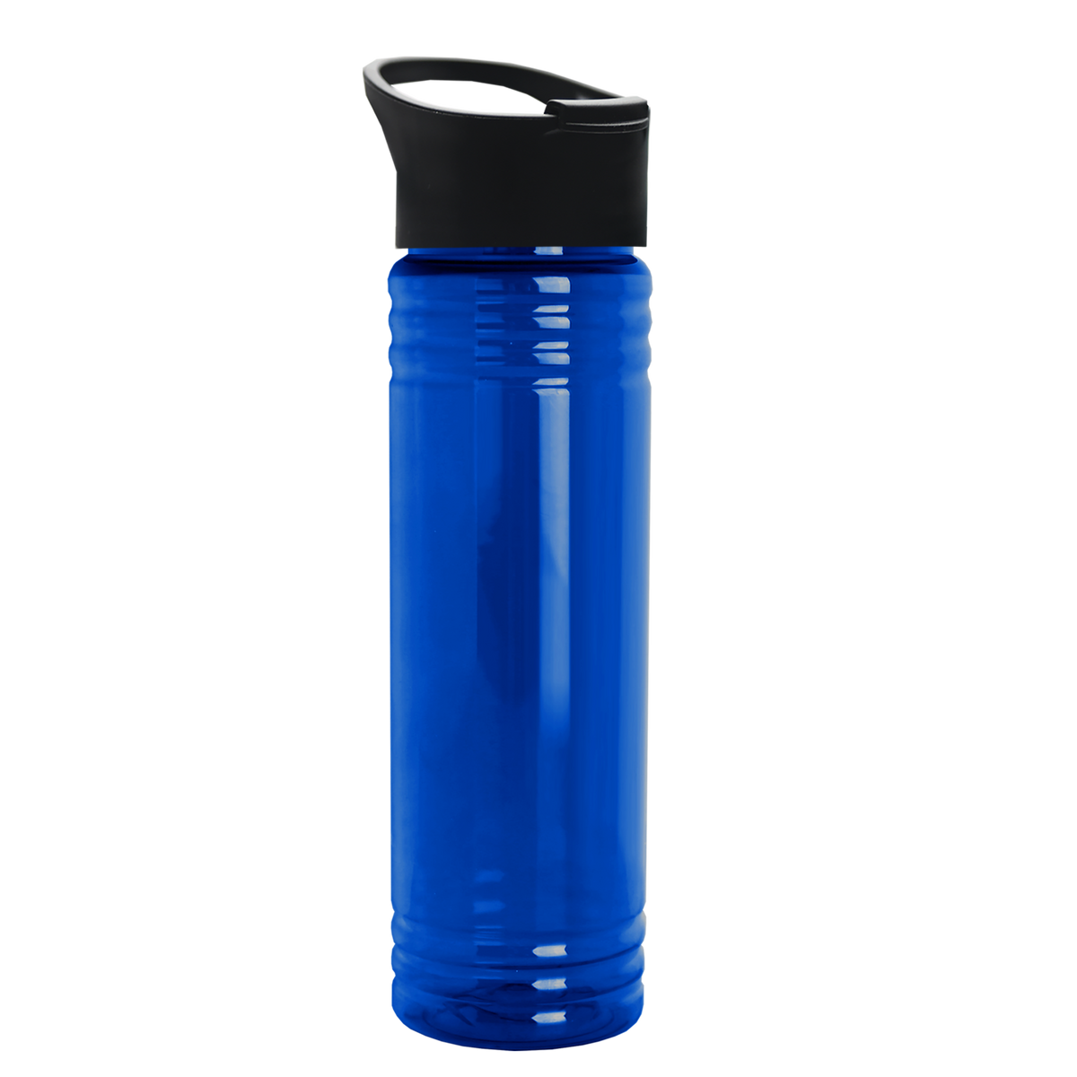 Custom logo Slim Fit RPET Bottle with Pop-Up Lid - 24 oz.