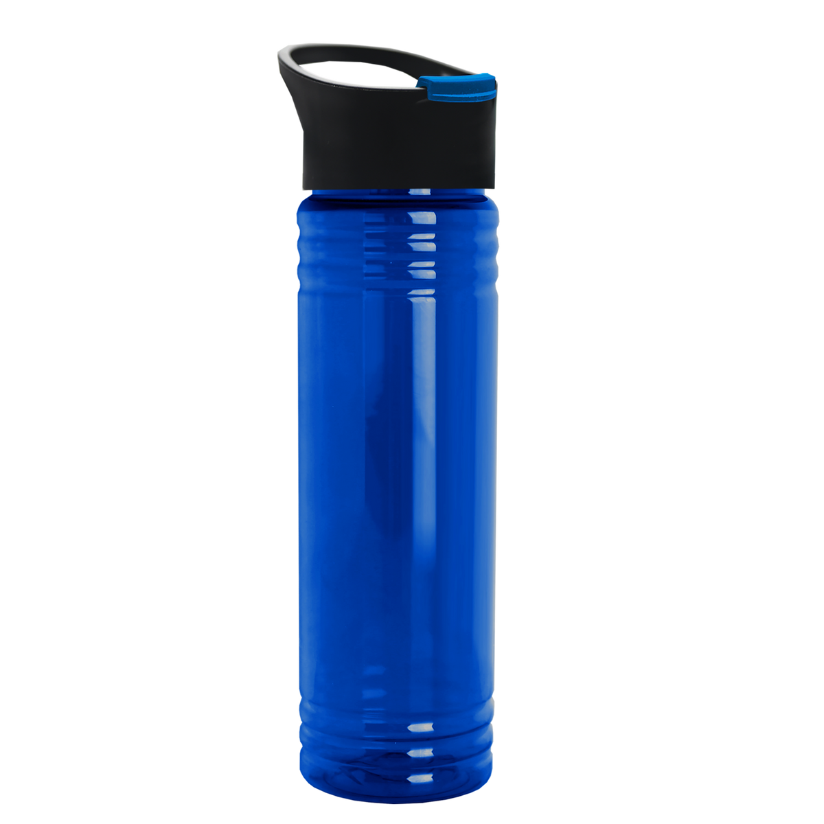 Custom logo Slim Fit RPET Bottle with Pop-Up Lid - 24 oz.