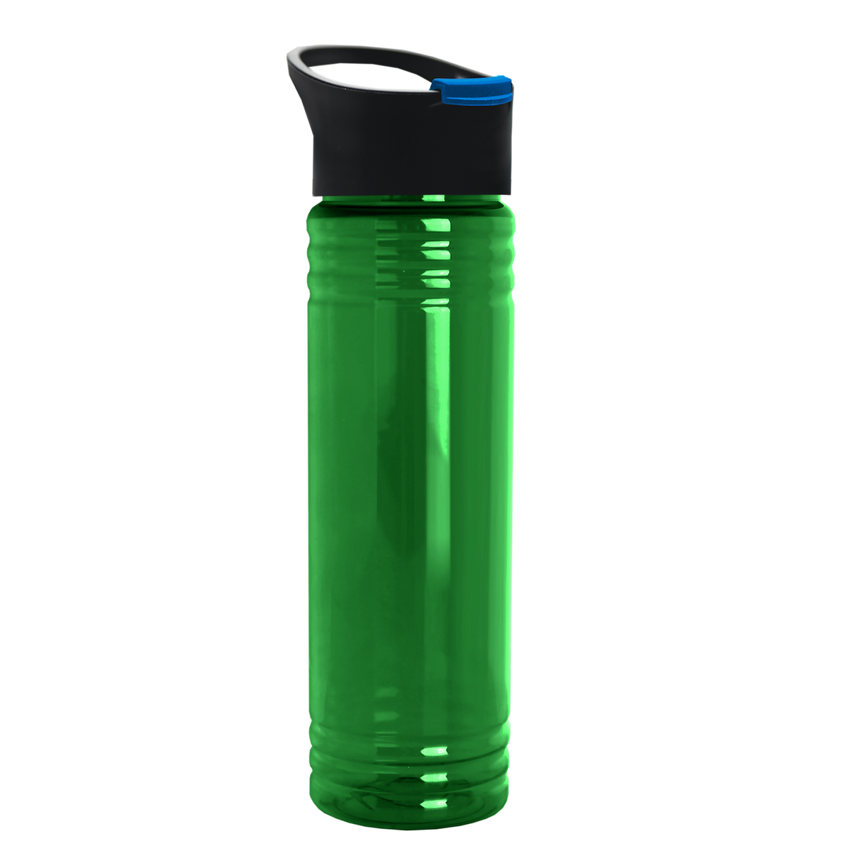 Custom logo Slim Fit RPET Bottle with Pop-Up Lid - 24 oz.