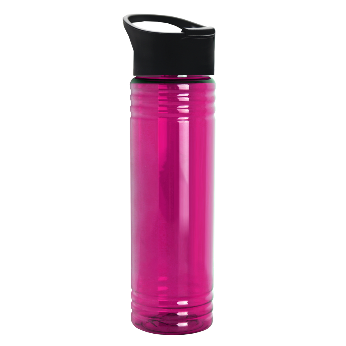 Custom logo Slim Fit RPET Bottle with Pop-Up Lid - 24 oz.