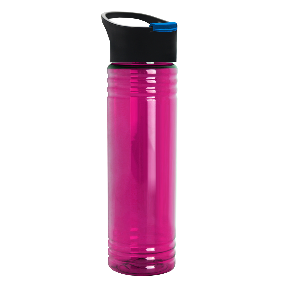 Custom logo Slim Fit RPET Bottle with Pop-Up Lid - 24 oz.