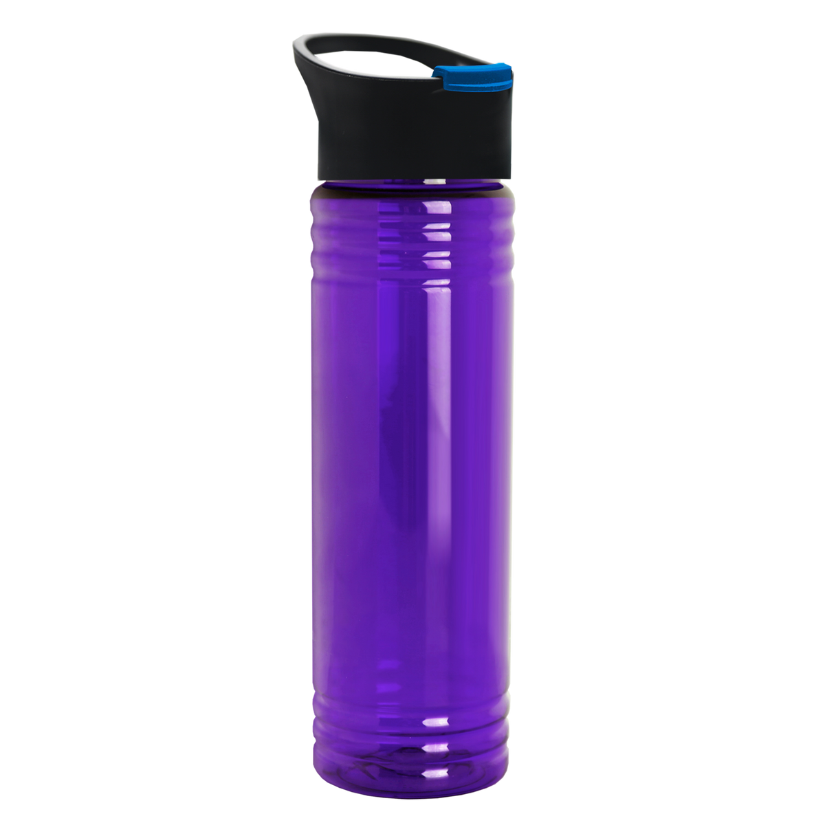 Custom logo Slim Fit RPET Bottle with Pop-Up Lid - 24 oz.