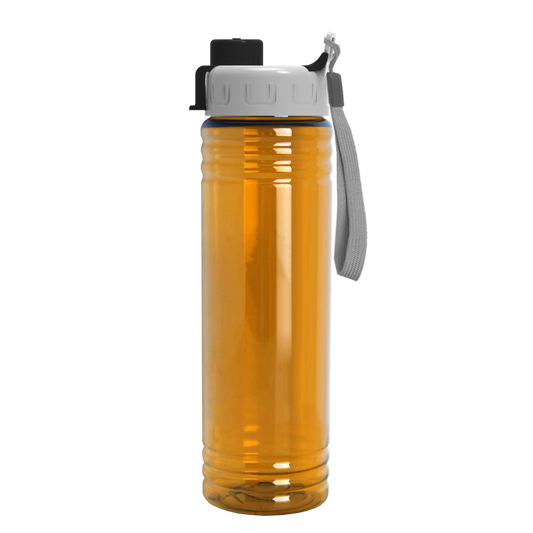 Slim Fit RPET Bottle with Quick-Snap Lid - 24 oz.