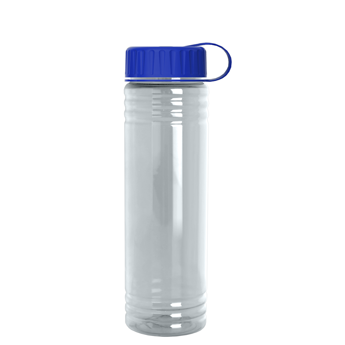 Custom logo Slim Fit RPET Bottle with Tethered Lid - 24 oz.