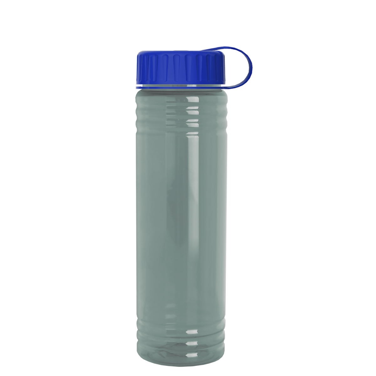 Custom logo Slim Fit RPET Bottle with Tethered Lid - 24 oz.