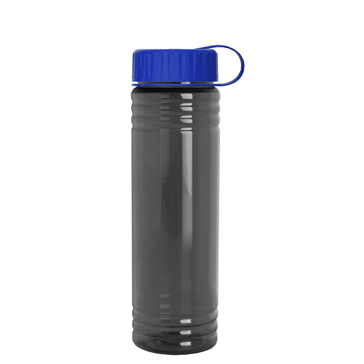 Custom logo Slim Fit RPET Bottle with Tethered Lid - 24 oz.