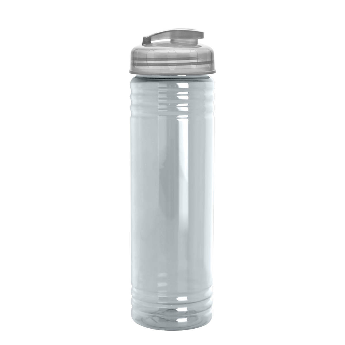 Custom logo Slim Fit RPET Bottle with Flip-Top Lid - 24 oz.