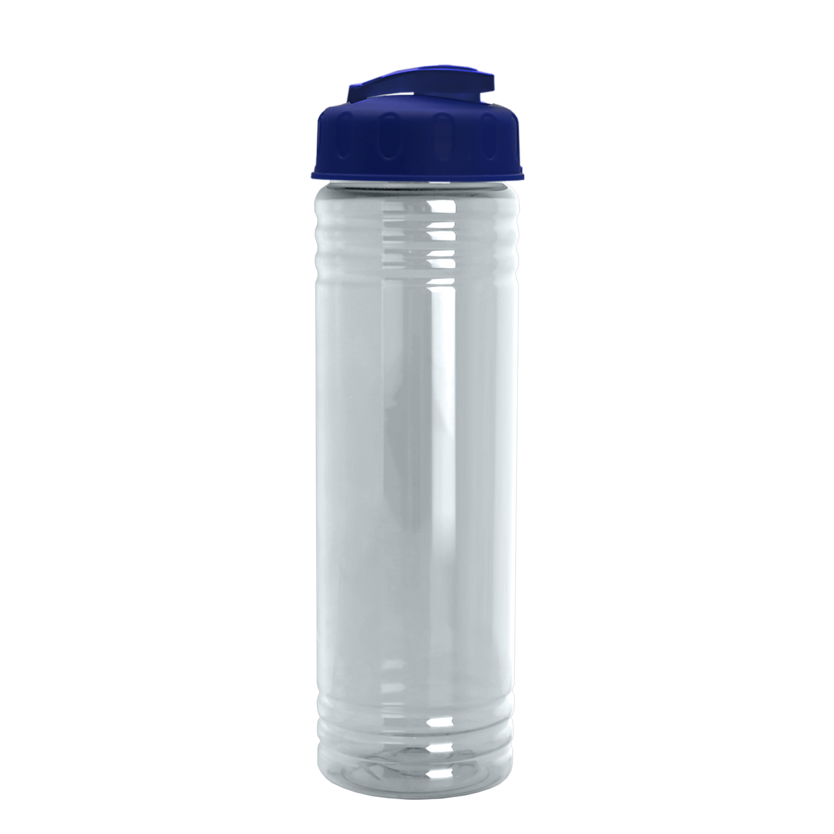 Custom logo Slim Fit RPET Bottle with Flip-Top Lid - 24 oz.