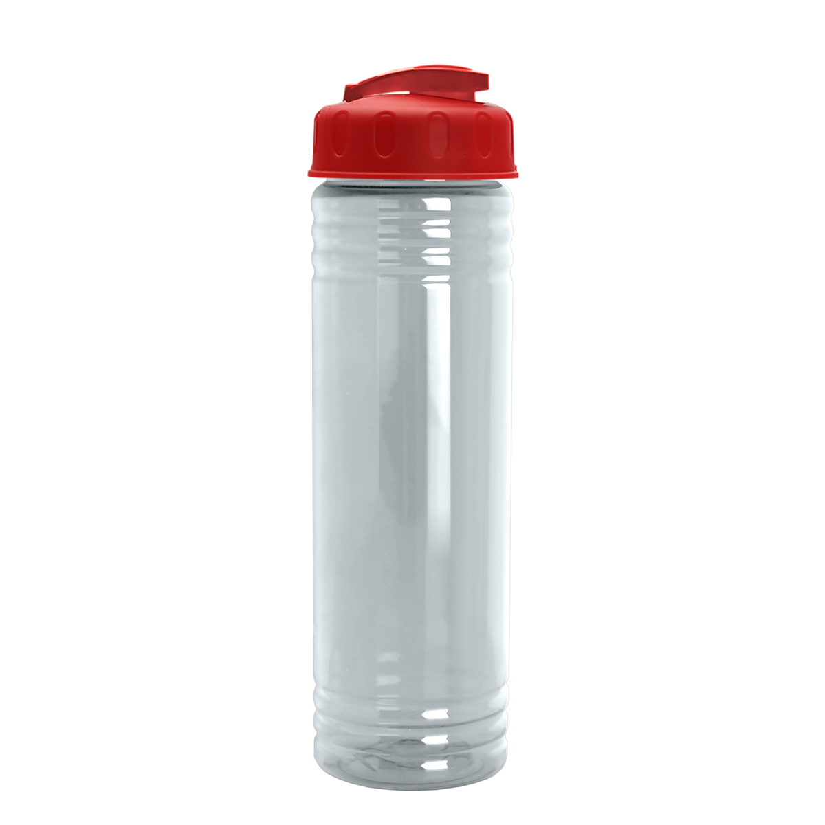 Custom logo Slim Fit RPET Bottle with Flip-Top Lid - 24 oz.