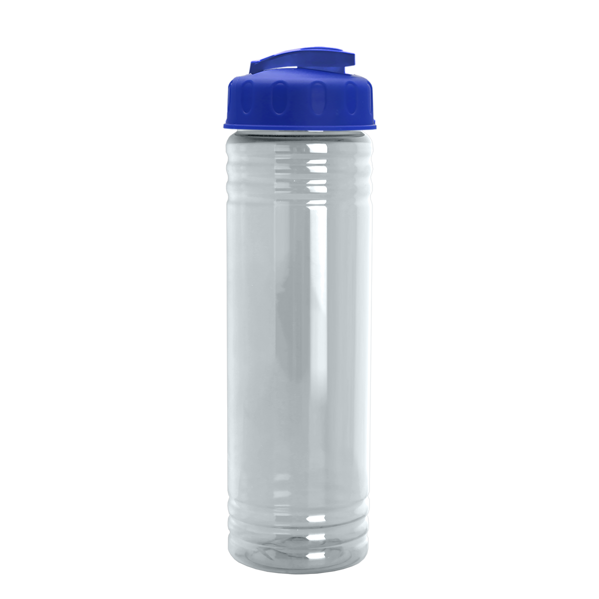 Custom logo Slim Fit RPET Bottle with Flip-Top Lid - 24 oz.