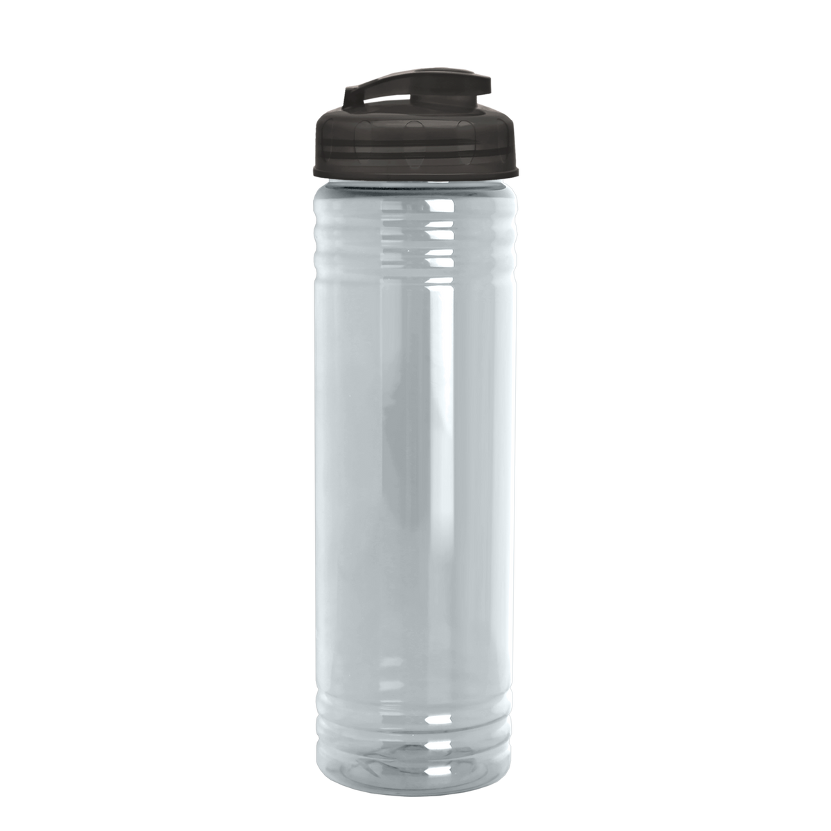 Custom logo Slim Fit RPET Bottle with Flip-Top Lid - 24 oz.