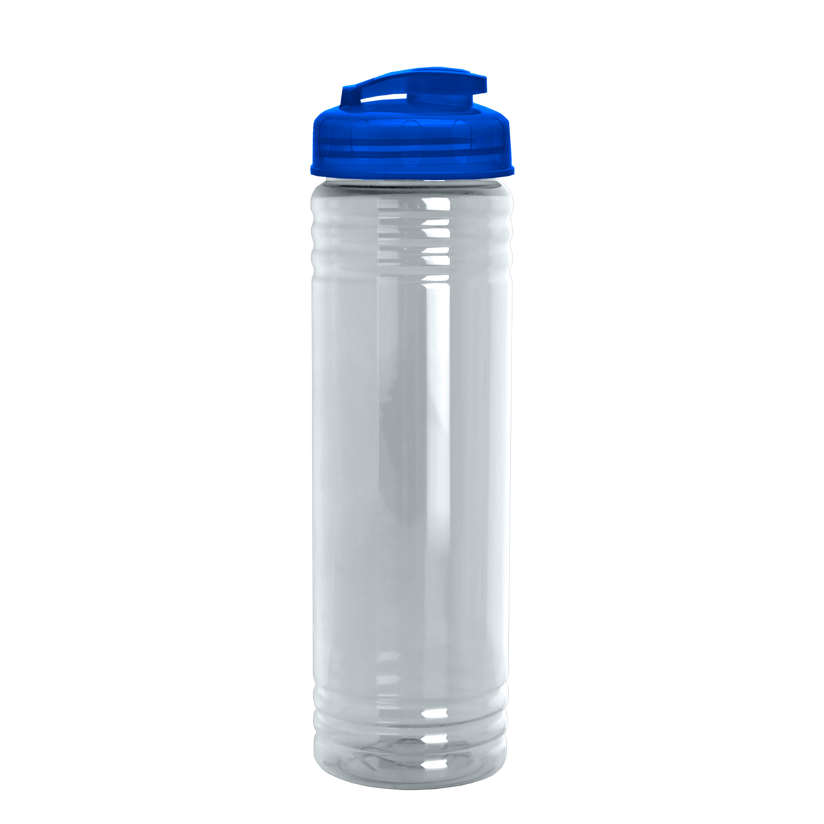 Custom logo Slim Fit RPET Bottle with Flip-Top Lid - 24 oz.