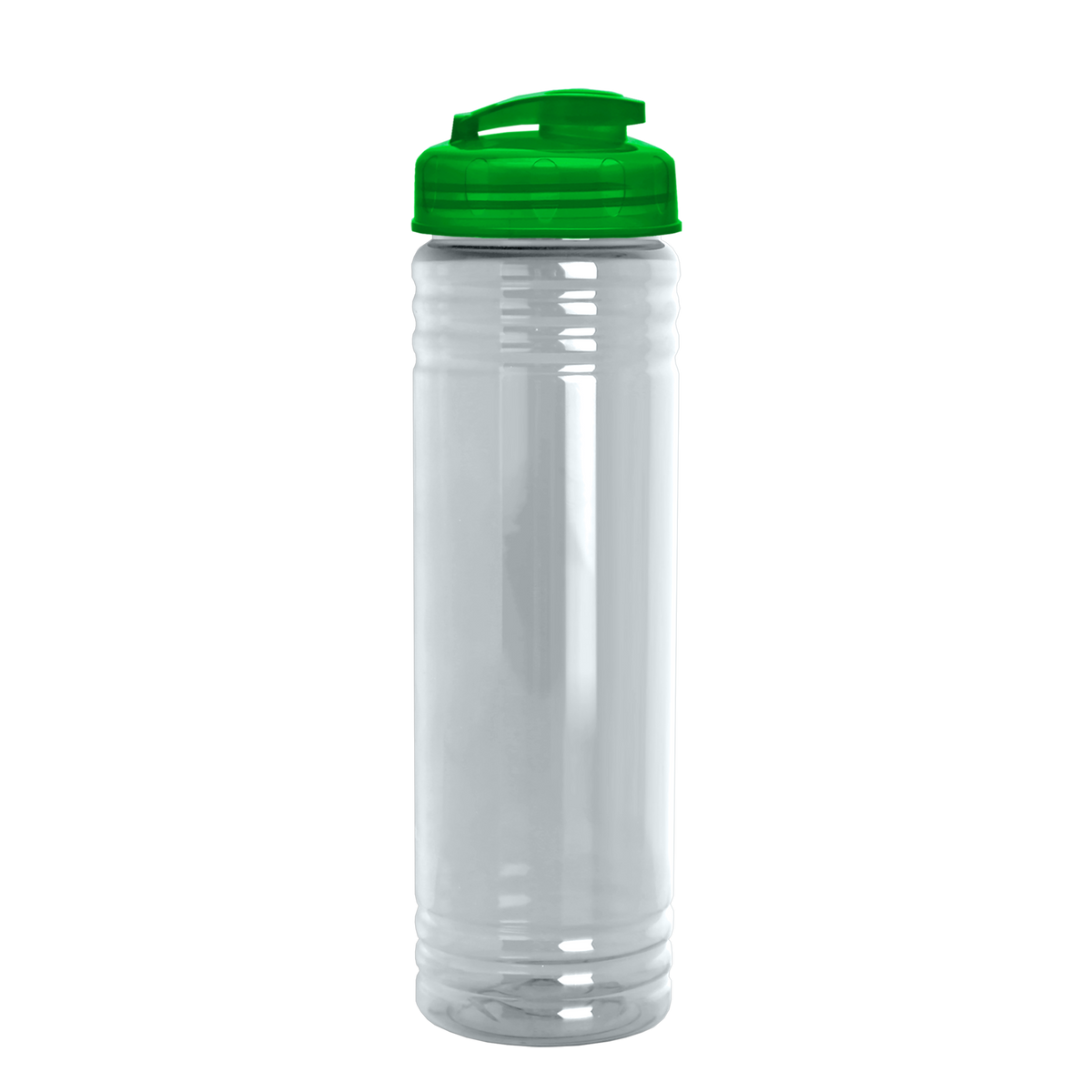 Custom logo Slim Fit RPET Bottle with Flip-Top Lid - 24 oz.