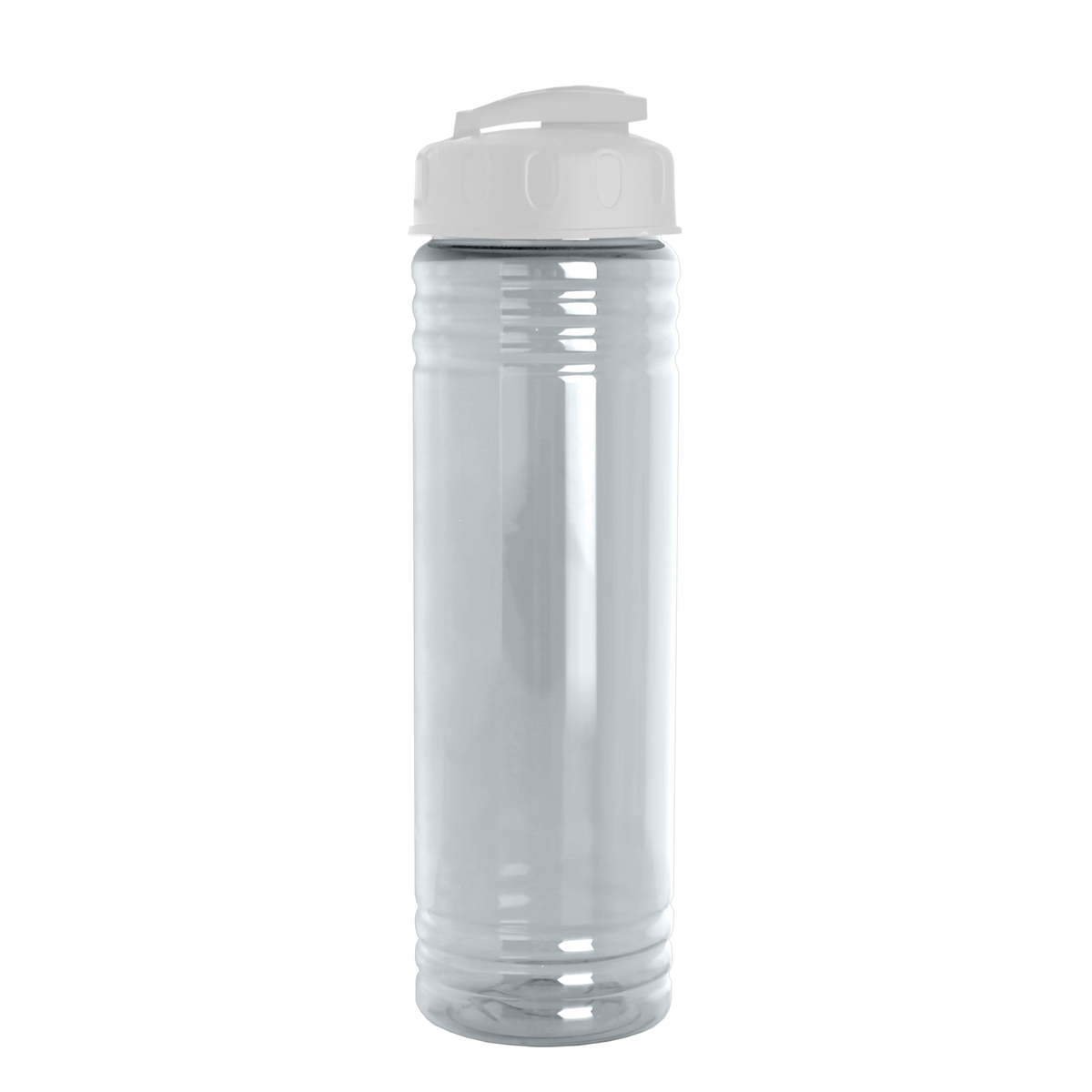 Custom logo Slim Fit RPET Bottle with Flip-Top Lid - 24 oz.