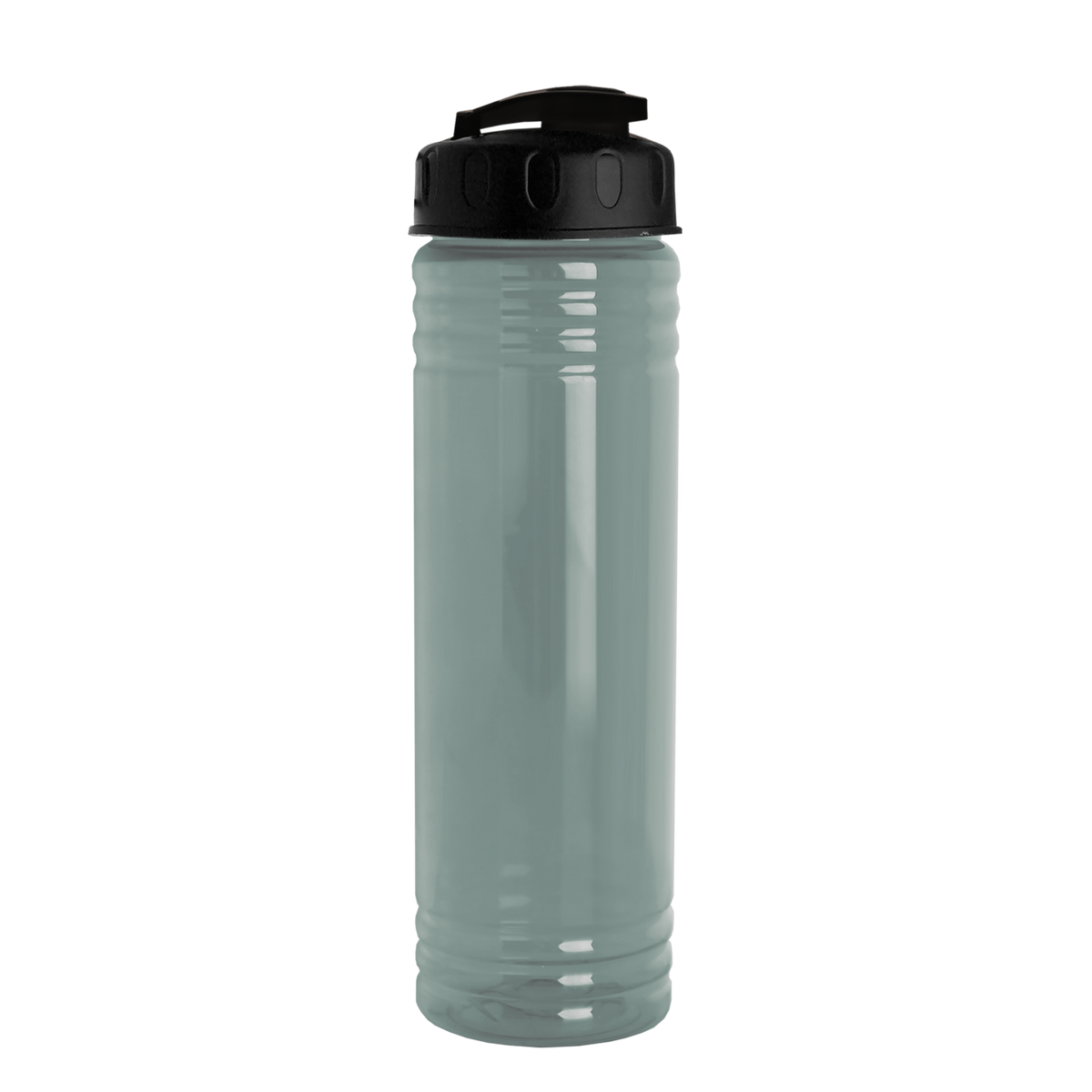 Custom logo Slim Fit RPET Bottle with Flip-Top Lid - 24 oz.