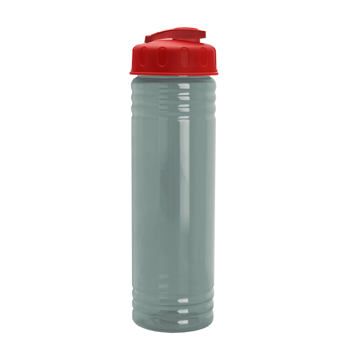 Custom logo Slim Fit RPET Bottle with Flip-Top Lid - 24 oz.