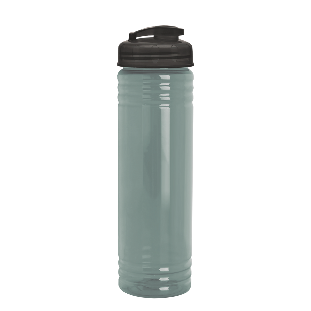 Custom logo Slim Fit RPET Bottle with Flip-Top Lid - 24 oz.