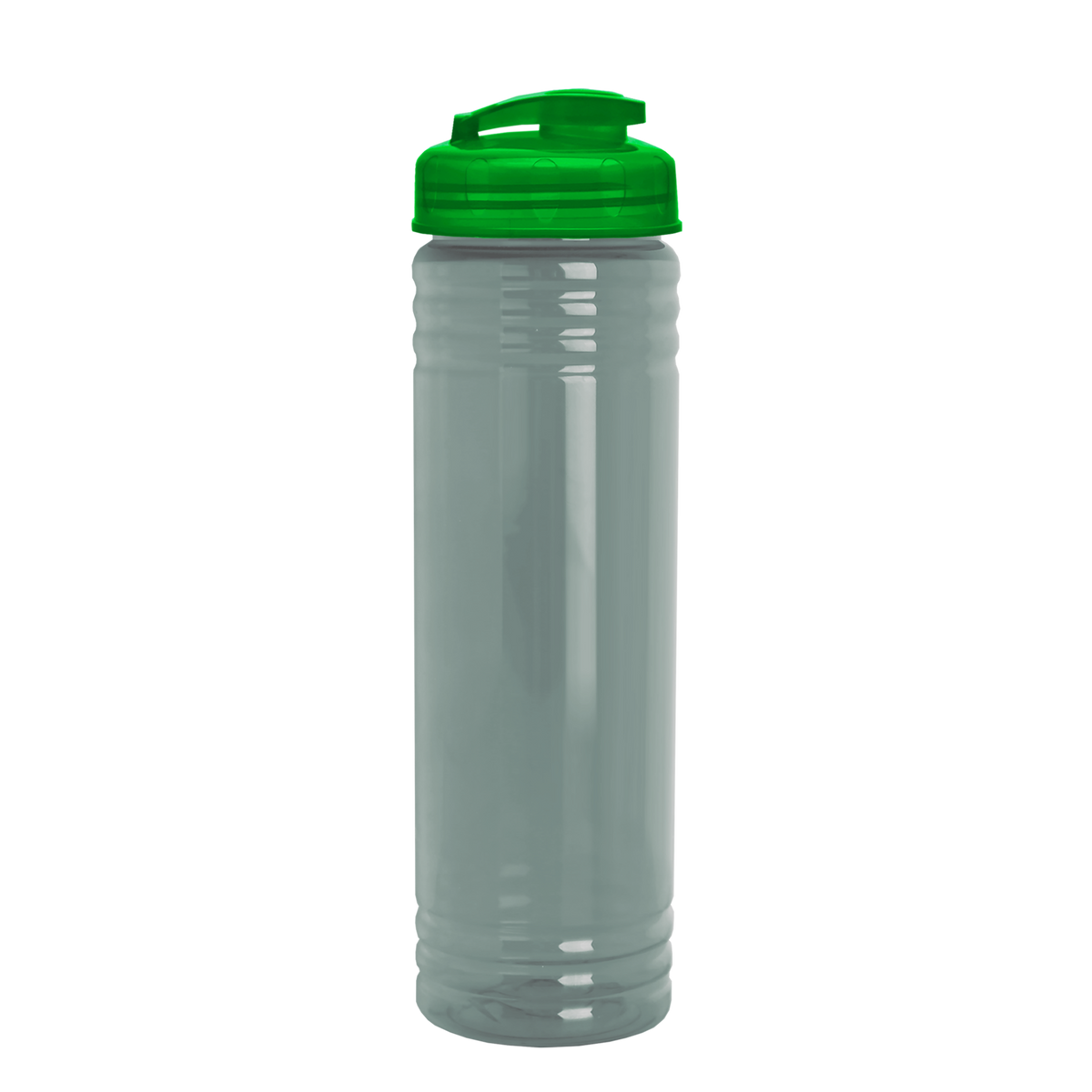 Custom logo Slim Fit RPET Bottle with Flip-Top Lid - 24 oz.