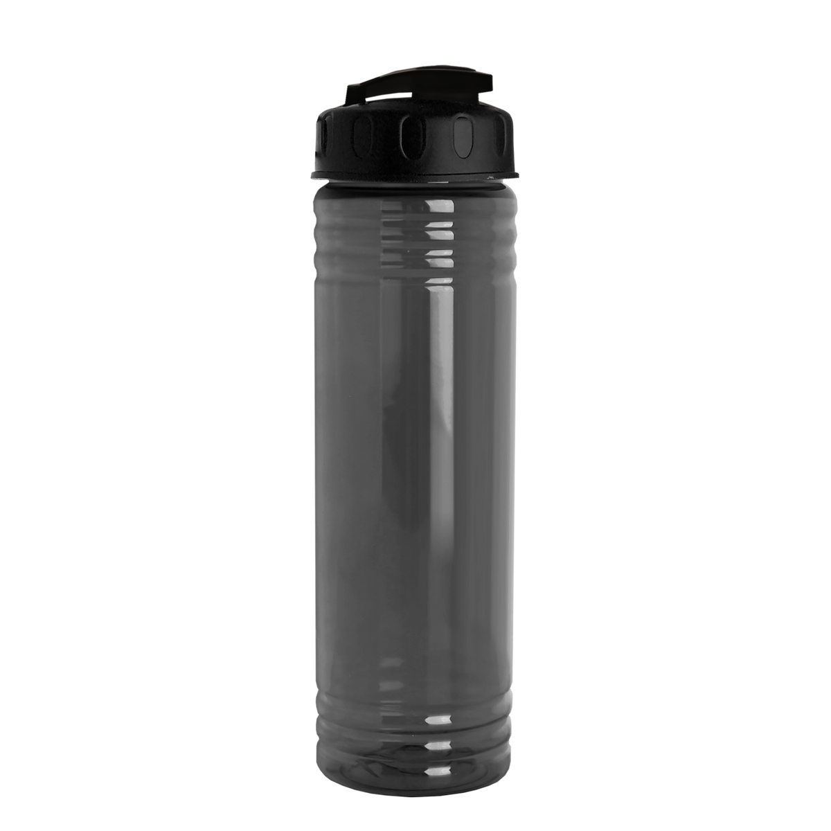 Custom logo Slim Fit RPET Bottle with Flip-Top Lid - 24 oz.
