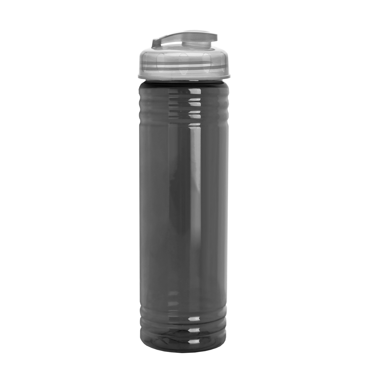 Custom logo Slim Fit RPET Bottle with Flip-Top Lid - 24 oz.