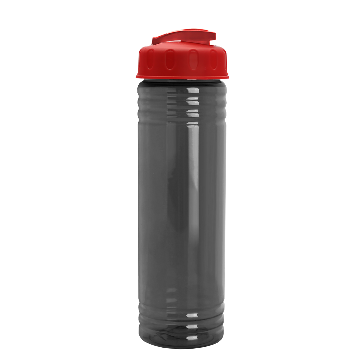 Custom logo Slim Fit RPET Bottle with Flip-Top Lid - 24 oz.