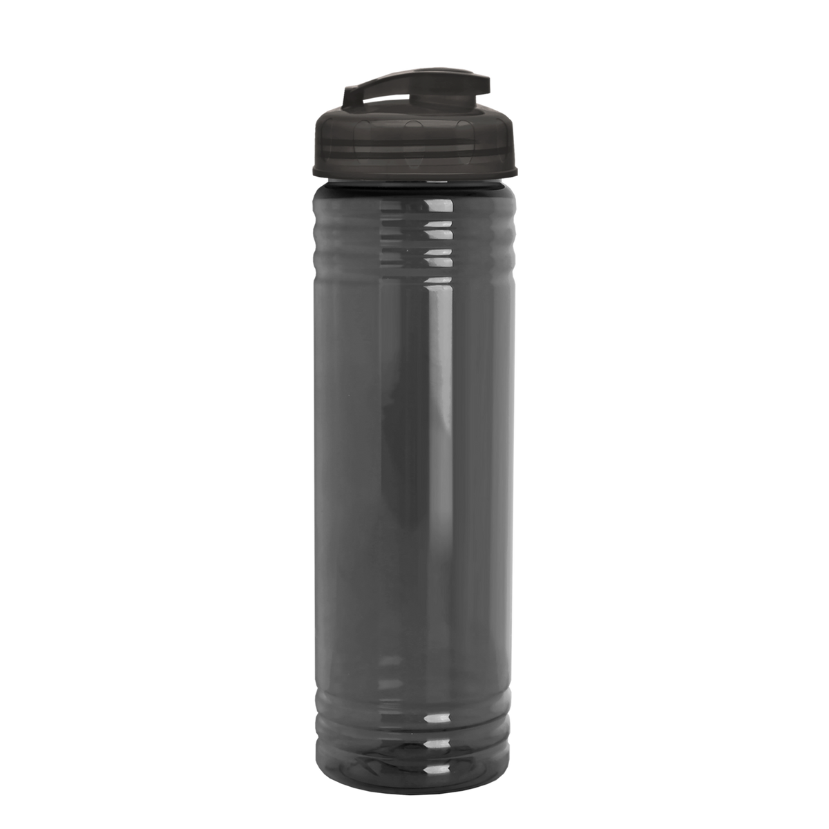Custom logo Slim Fit RPET Bottle with Flip-Top Lid - 24 oz.