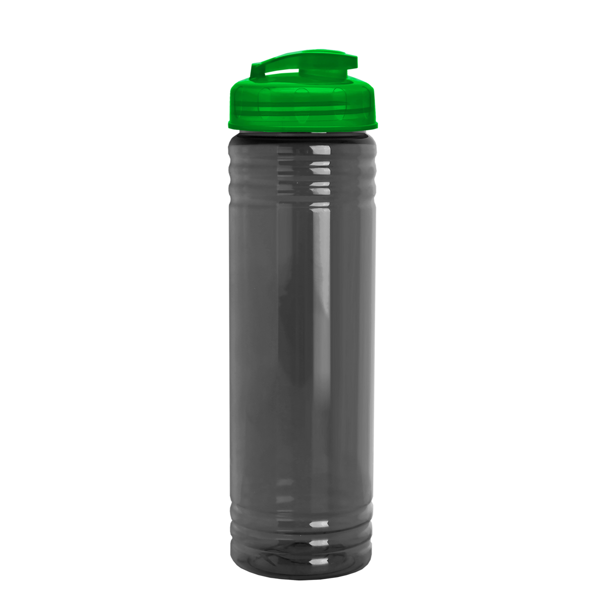 Custom logo Slim Fit RPET Bottle with Flip-Top Lid - 24 oz.