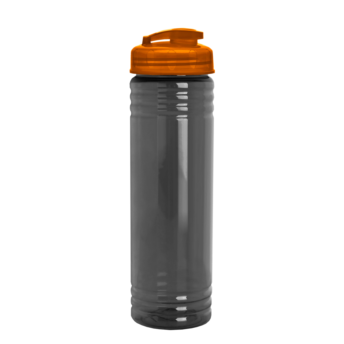 Custom logo Slim Fit RPET Bottle with Flip-Top Lid - 24 oz.