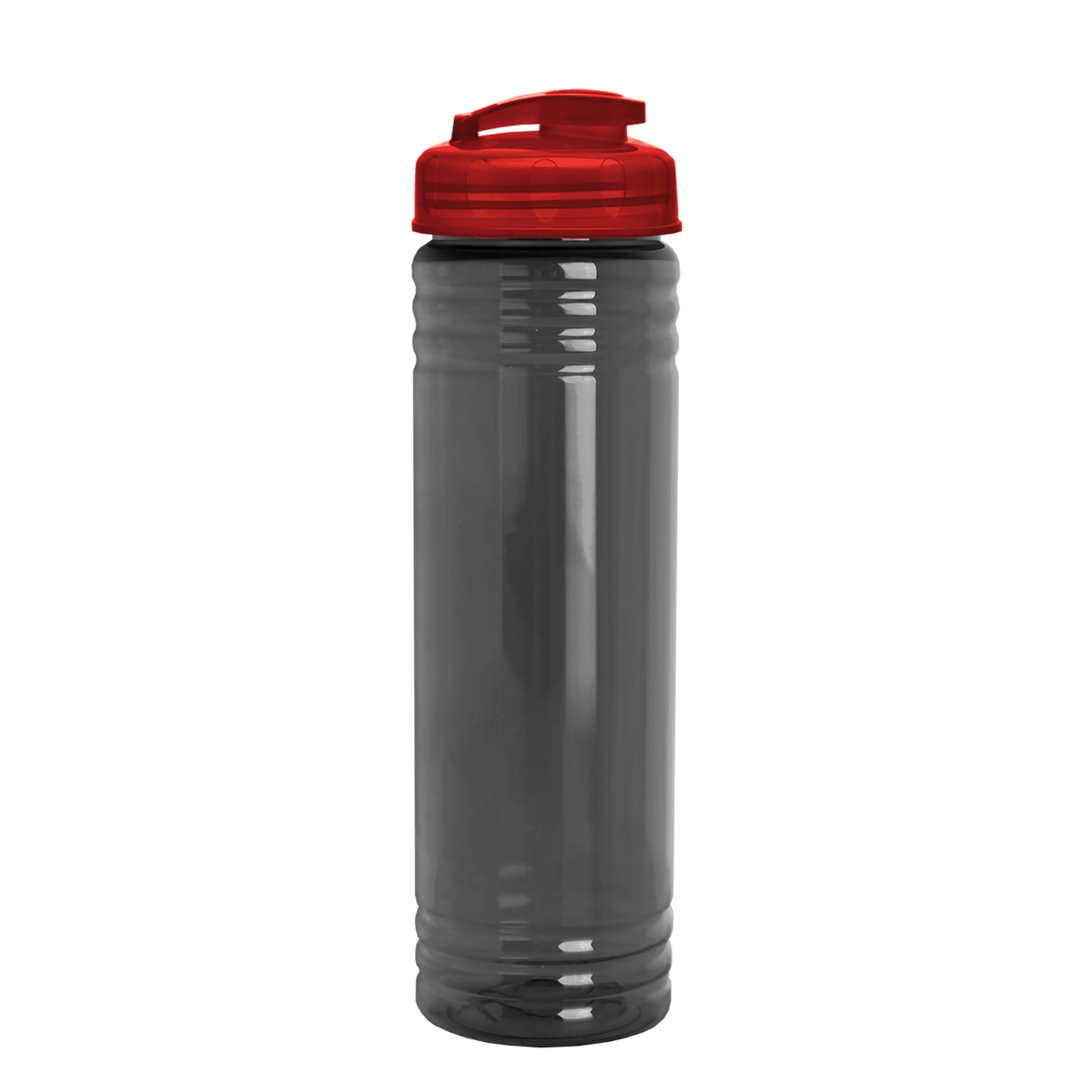 Custom logo Slim Fit RPET Bottle with Flip-Top Lid - 24 oz.