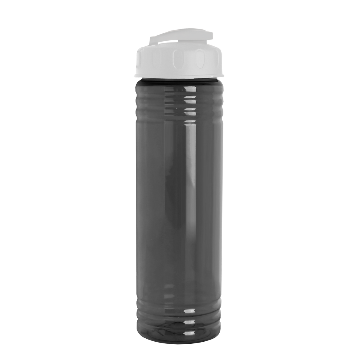 Custom logo Slim Fit RPET Bottle with Flip-Top Lid - 24 oz.