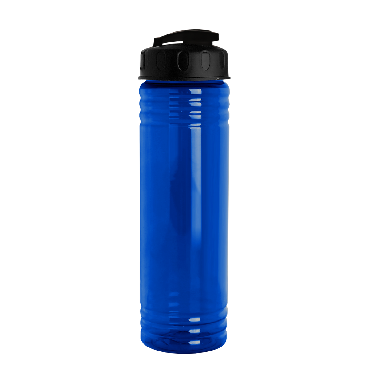 Custom logo Slim Fit RPET Bottle with Flip-Top Lid - 24 oz.