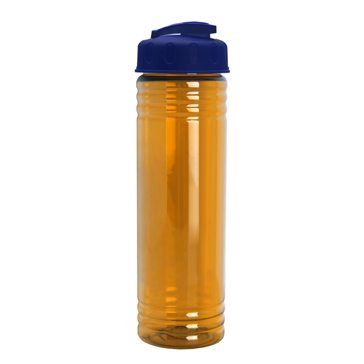 Custom logo Slim Fit RPET Bottle with Flip-Top Lid - 24 oz.
