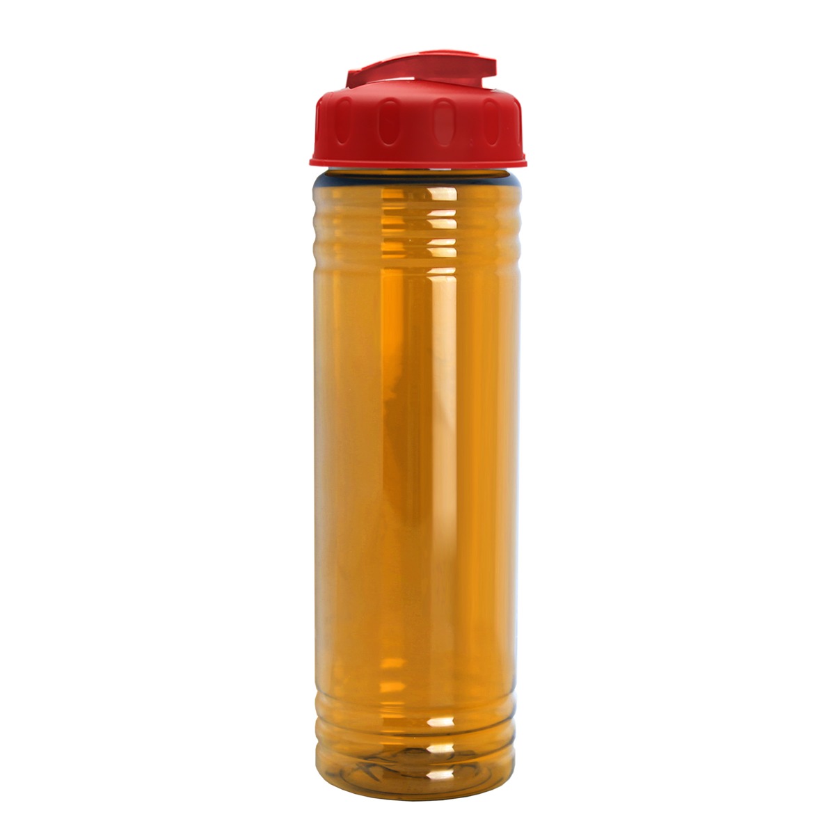 Custom logo Slim Fit RPET Bottle with Flip-Top Lid - 24 oz.