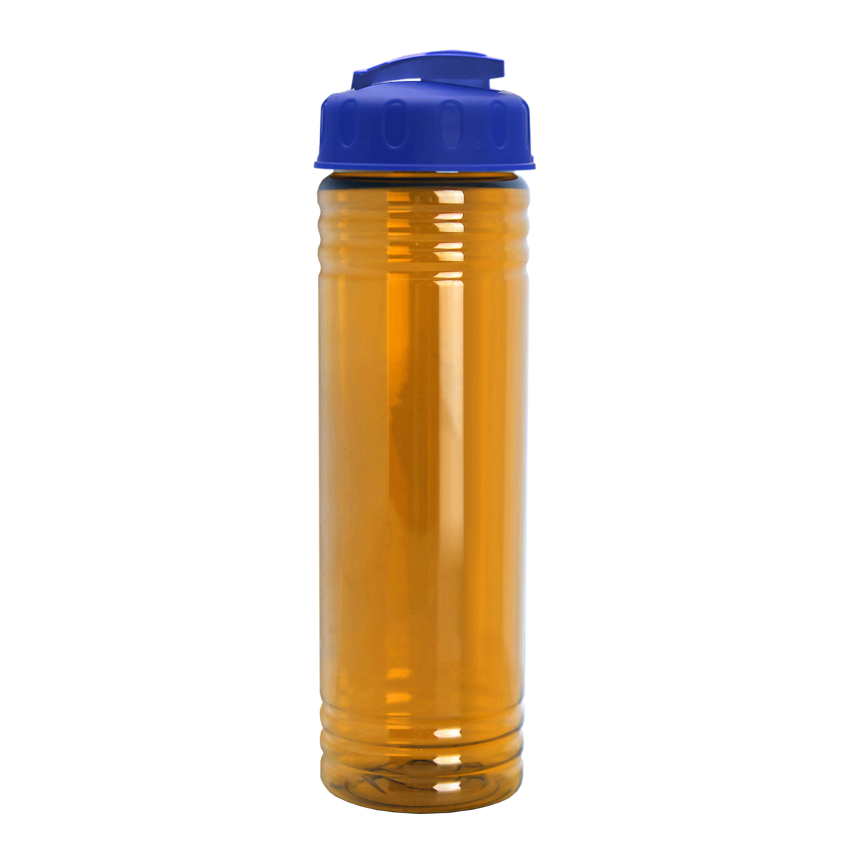 Custom logo Slim Fit RPET Bottle with Flip-Top Lid - 24 oz.