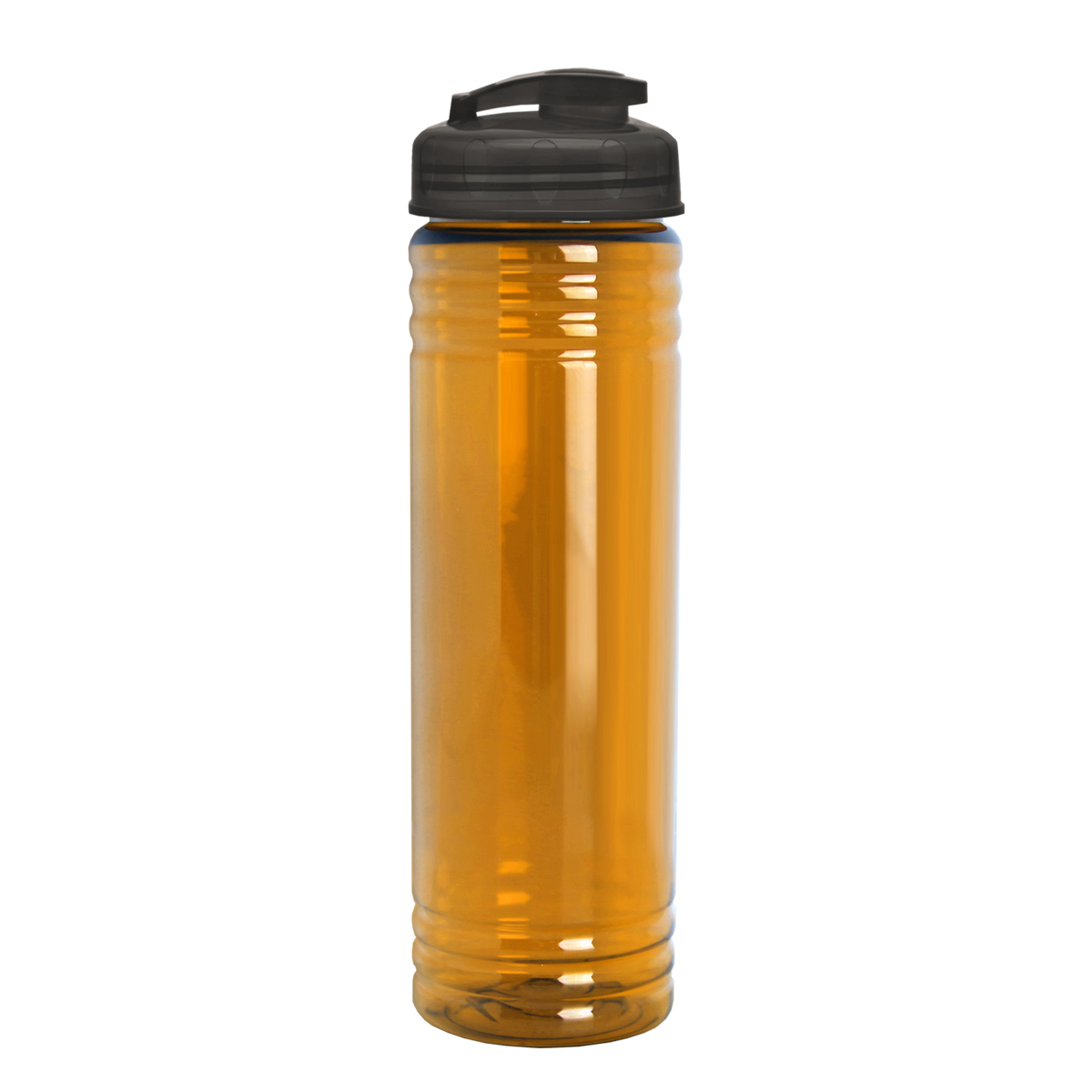 Custom logo Slim Fit RPET Bottle with Flip-Top Lid - 24 oz.