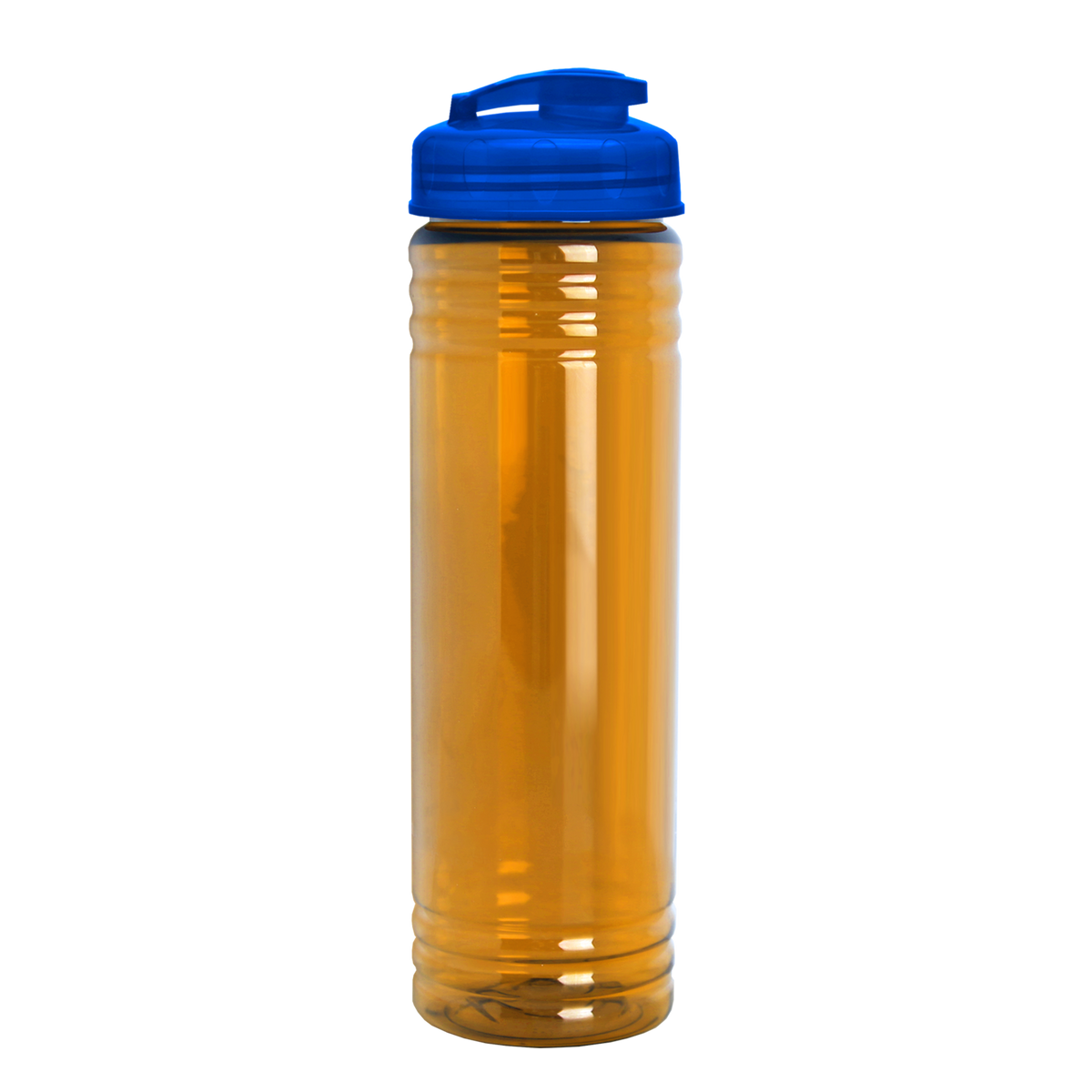 Custom logo Slim Fit RPET Bottle with Flip-Top Lid - 24 oz.