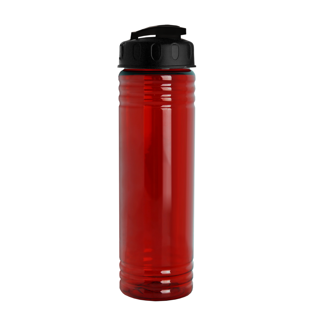 Custom logo Slim Fit RPET Bottle with Flip-Top Lid - 24 oz.