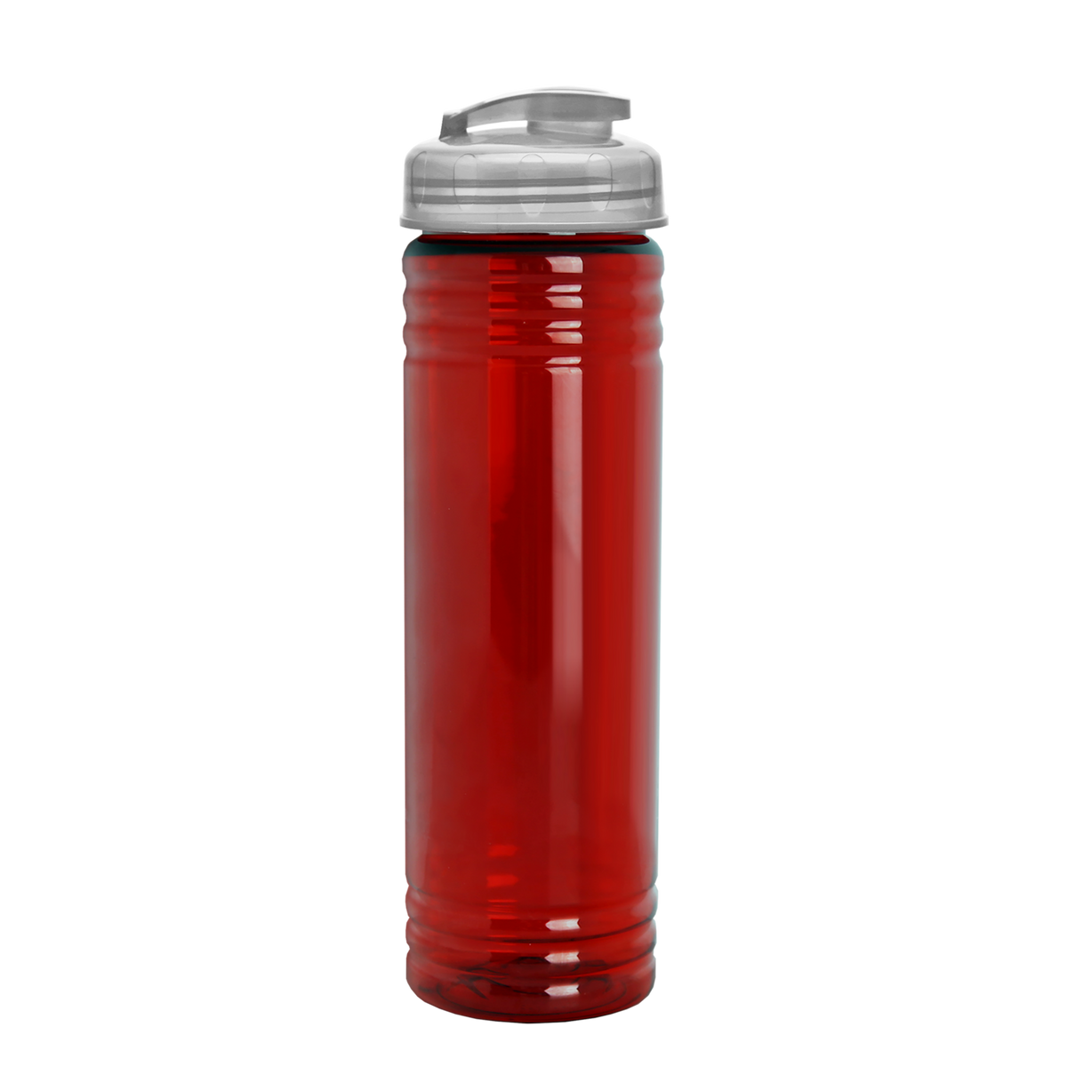 Custom logo Slim Fit RPET Bottle with Flip-Top Lid - 24 oz.
