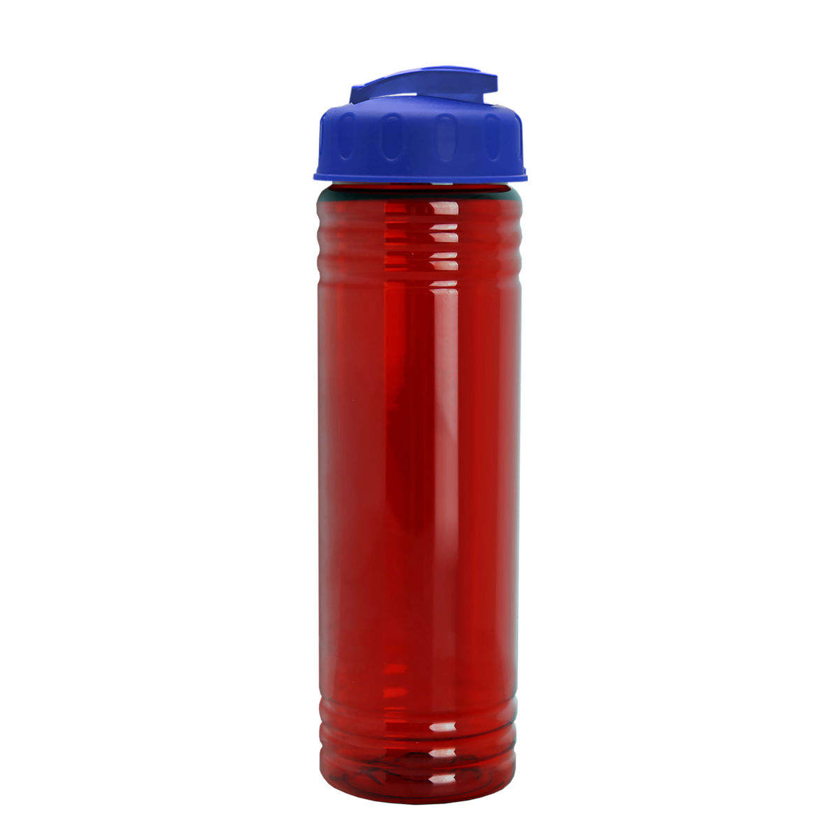 Custom logo Slim Fit RPET Bottle with Flip-Top Lid - 24 oz.
