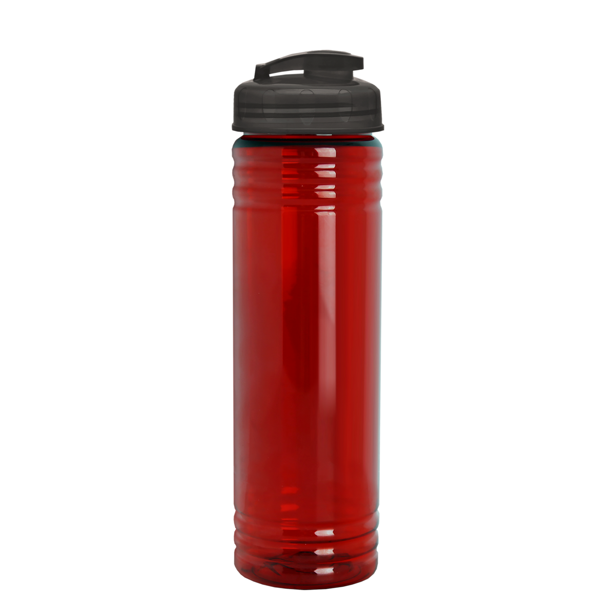Custom logo Slim Fit RPET Bottle with Flip-Top Lid - 24 oz.