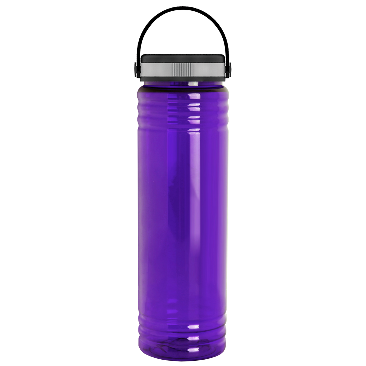 Custom logo Slim Fit RPET Bottle with Grip Lid - 24 oz.