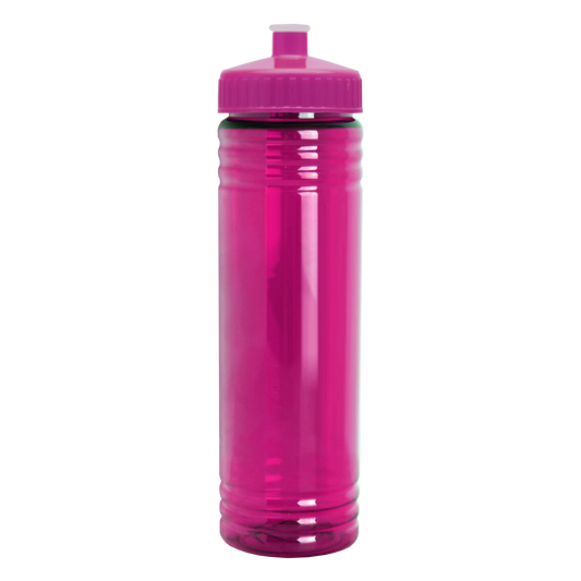Slim Fit RPET Bottle with Push-Pull Lid - 24 oz.