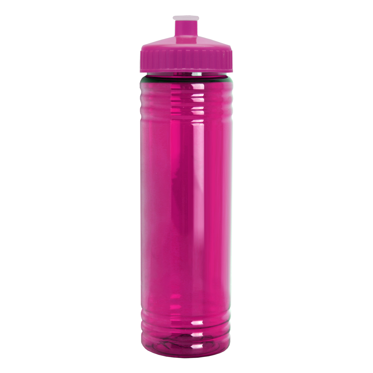 Custom logo Slim Fit RPET Bottle with Push-Pull Lid - 24 oz.