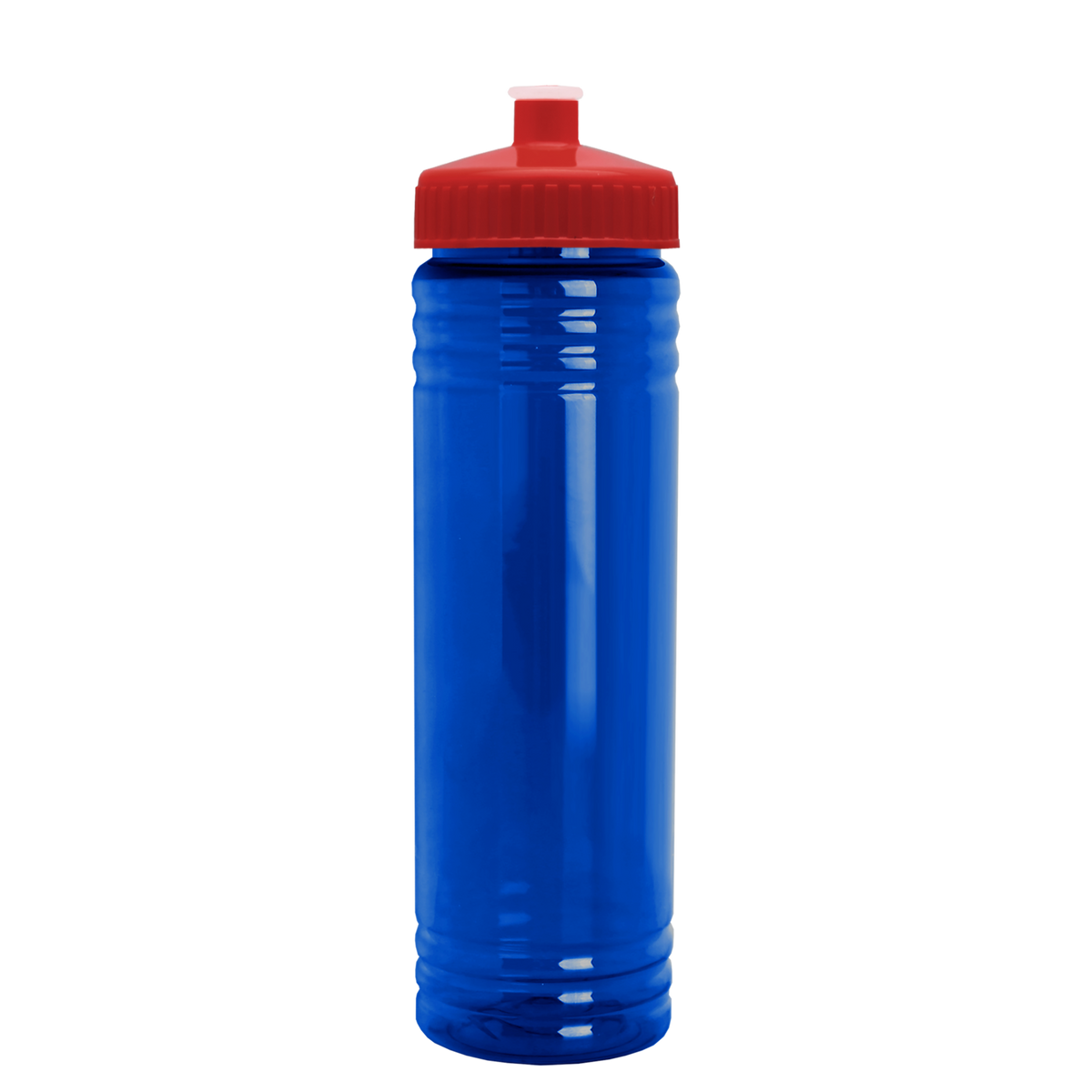 Custom logo Slim Fit RPET Bottle with Push-Pull Lid - 24 oz.