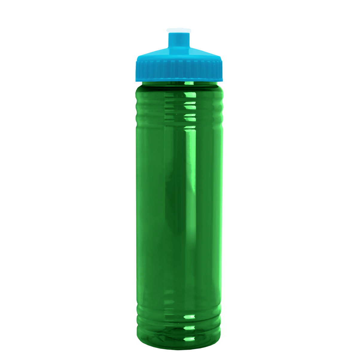 Custom logo Slim Fit RPET Bottle with Push-Pull Lid - 24 oz.