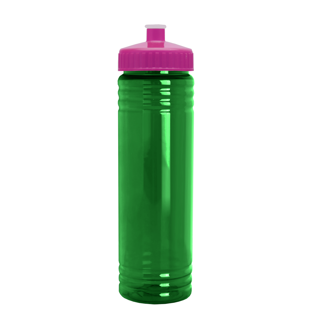 Custom logo Slim Fit RPET Bottle with Push-Pull Lid - 24 oz.