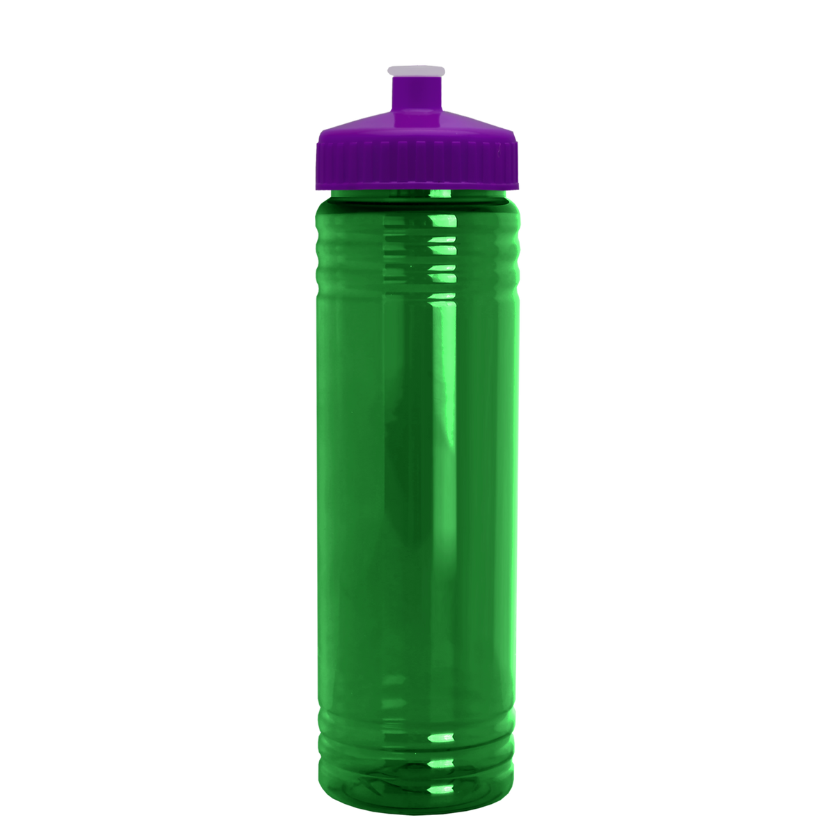 Custom logo Slim Fit RPET Bottle with Push-Pull Lid - 24 oz.
