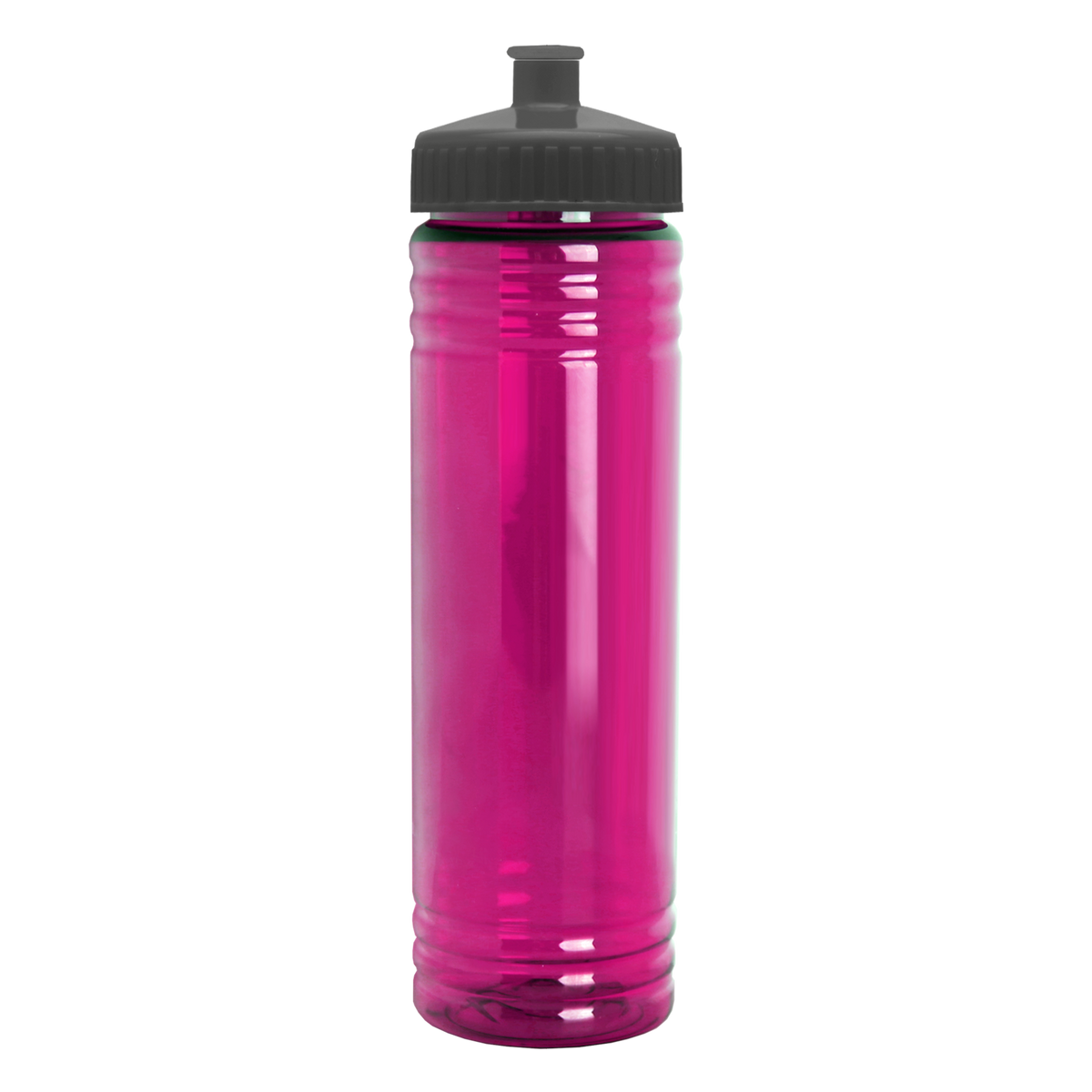 Custom logo Slim Fit RPET Bottle with Push-Pull Lid - 24 oz.