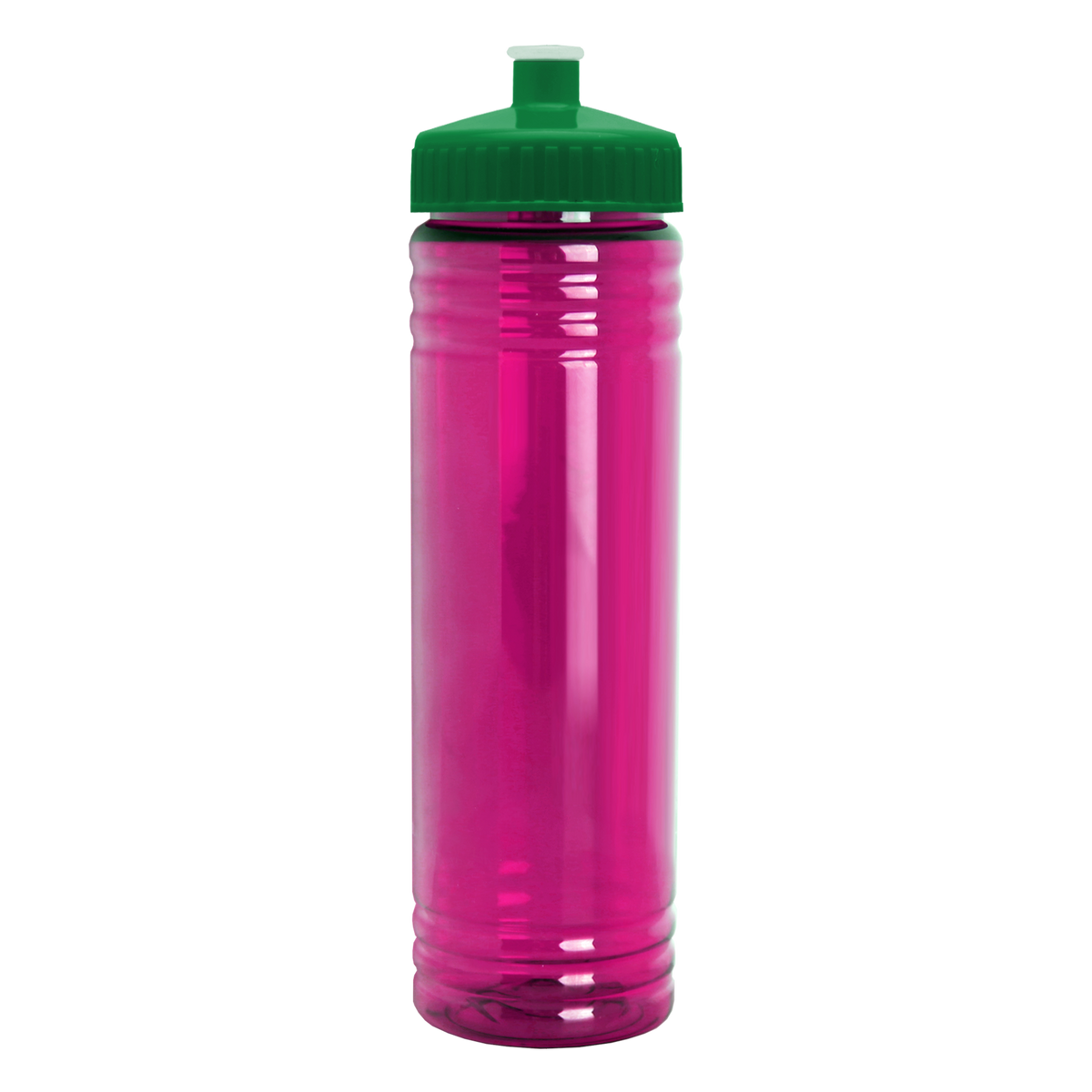 Custom logo Slim Fit RPET Bottle with Push-Pull Lid - 24 oz.
